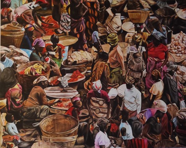 Kumasi Market Painting